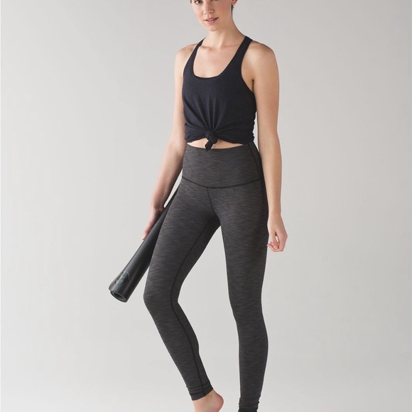 Lululemon Wunder Under High-Rise Tights – Size 8 (dark Heathered grey) - Picture 2 of 7